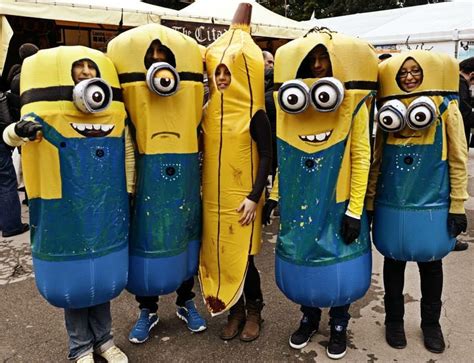 Minions and banana cosplay Open commission | Minion costumes, Minions ...