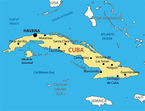 Map Cuba