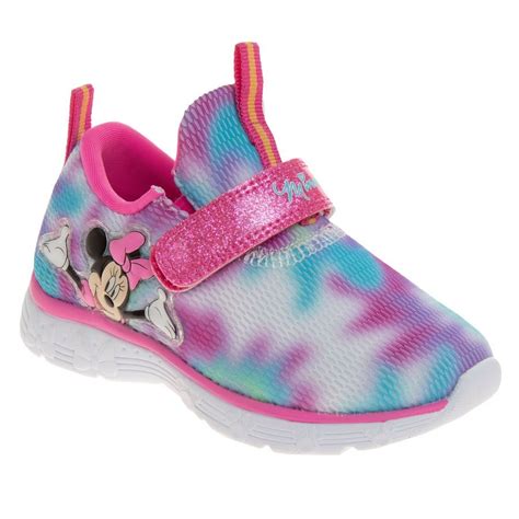 Disney Minnie Mouse Toddler Girls' Light Up Sneakers - Fuchsia/Multi, 8 ...