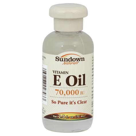 Sundown Vitamin E Oil, 70, 000 IU, 2.5 fl oz (75 ml)