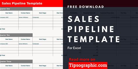 Sales Pipeline Template for Excel, Free Download > TIPSOGRAPHIC