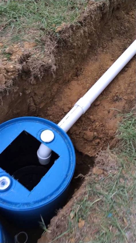 Simple DIY 3 barrel septic system | Diy septic system, Septic tank ...