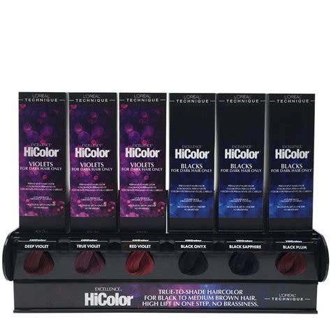 L-oreal Excellence Hicolor Chart