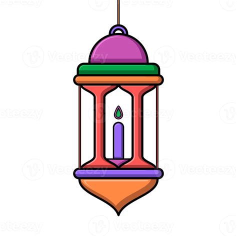 Free Cute lantern color. Transparent background. Illustration 19859718 ...