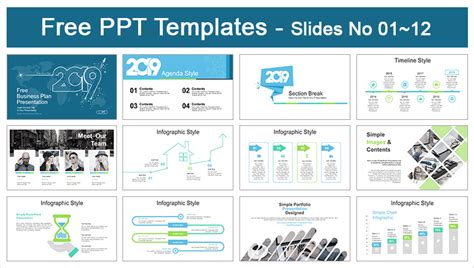 2019 Business Plan PowerPoint Templates for Free