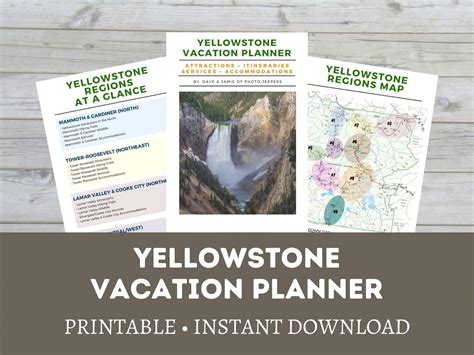 Yellowstone Vacation Planner - PhotoJeepers