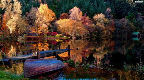 🔥 [50+] Autumn Lake Desktop Wallpapers | WallpaperSafari