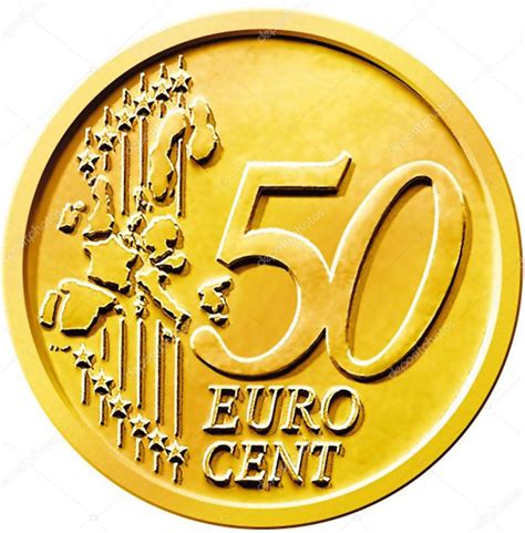 Fifty (50) Cent Euro Coin — Stock Photo © Chastity #9125164