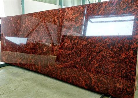 Polished Red Granite Stone, Thickness: 15-20 mm, Rs 60 /square feet ...