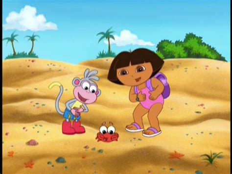 Dora, Boots and Baby Crab Laughing by Fatimamahdjoub on DeviantArt