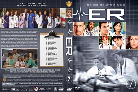 ER - Season 7 dvd cover & labels (2001) R1 Custom