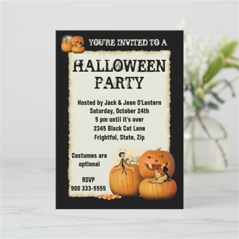 Halloween Invitation | Zazzle