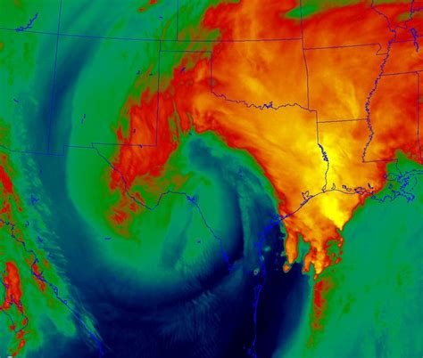 Water vapor satellite image for TX/NM/OK area. | Flickr - Photo Sharing!