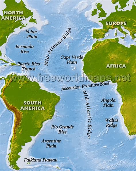 Atlantic Ocean Map Outline Innovative Outstanding Superior - Map Of ...