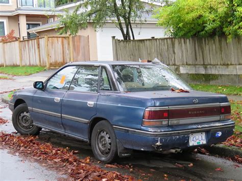 Old Parked Cars Vancouver: 1991 Subaru Legacy