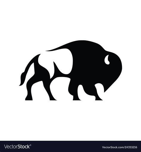 Buffalo logo Royalty Free Vector Image - VectorStock