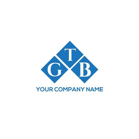 GTB letter logo design on white background. GTB creative initials ...