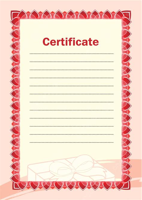 Certificate Graduation Frame Vertical Vector, Graduation, Frame ...