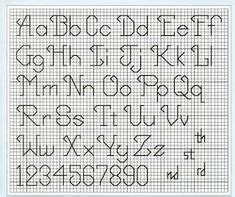 backstitch alphabets