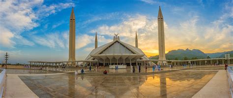 Shah Faisal Masjid in Islamabad, Pakistan under the sky image - Free ...