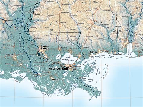 Mississippi Delta Map