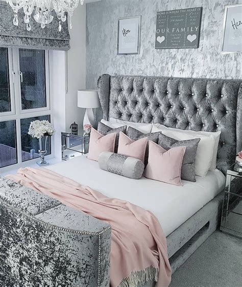 10+ Pink And Grey Bedroom Decor - DECOOMO