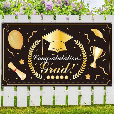 2021 Graduation Banner Hanging Decoration - Extra Large 78.8"x40.3 ...