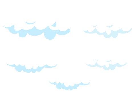 Cartoon Clouds Set Transparent PNG Clip Art Image | Gallery ...