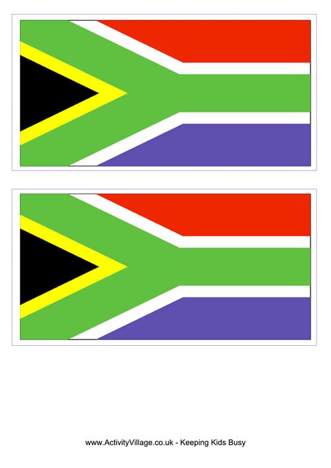 South African Flag | Templates at allbusinesstemplates.com