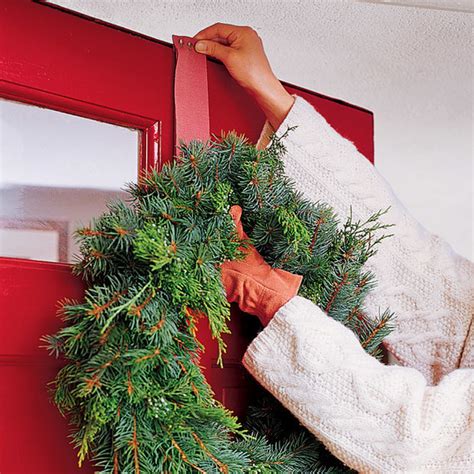 Hang a Wreath Without Making Holes in the Door | Martha Stewart