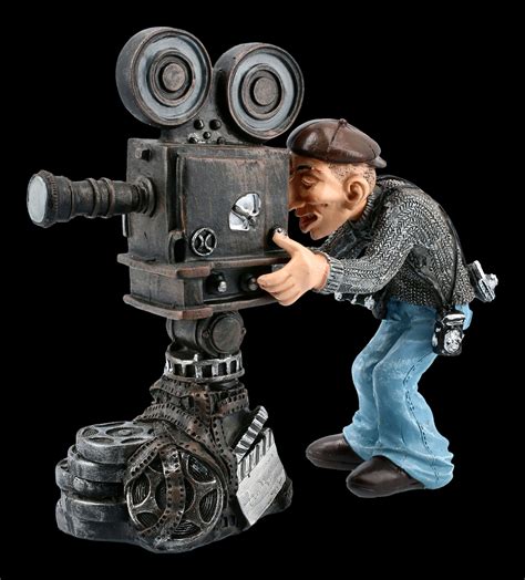 Funny Jobs Figurine - Cameraman with old Cine Camera | www.figuren-shop.de