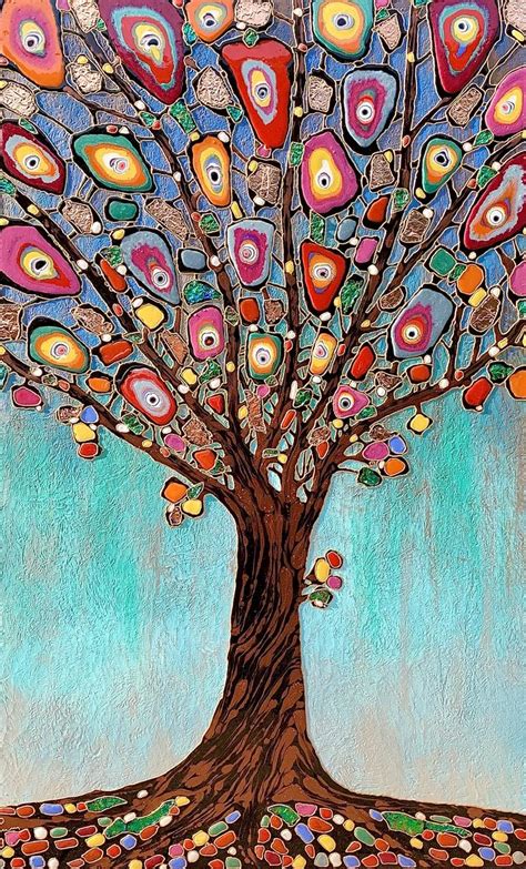 Money tree Painting by Inna Deriy | Saatchi Art