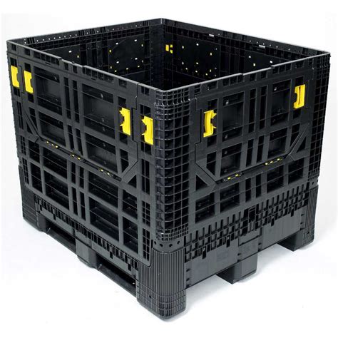 Collapsible Plastic Pallet Box FLA97520 - ESE Direct