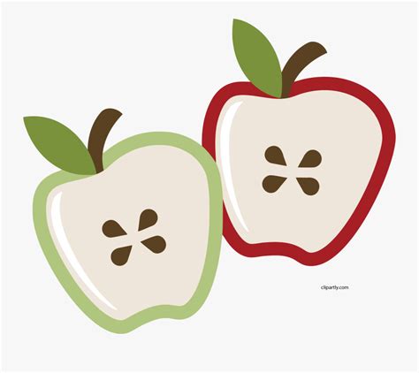 Apple Slices Clipart , Free Transparent Clipart - ClipartKey