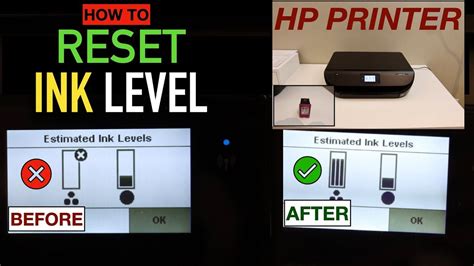 HP Ink Level Reset - How to Reset ink level ? - YouTube | Ink cartridge ...