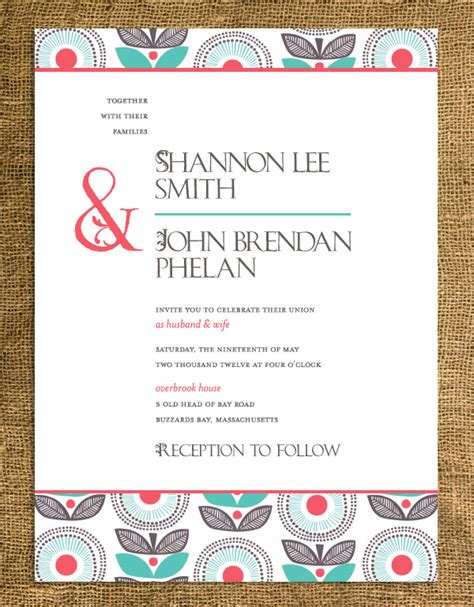 Whimsical & Rustic Wedding Invitations on Behance