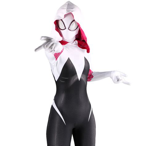 2020 Gwen Stacy V1 Spider-Girl Jumpsuit Spider Cosplay Costume For ...