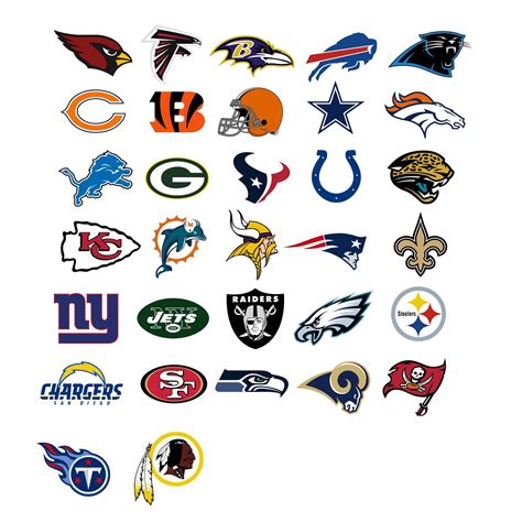 Printable Nfl Team Logos - Printable Word Searches