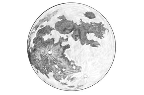 How to Draw a Moon - A Step-by-Step Realistic Moon Drawing Tutorial