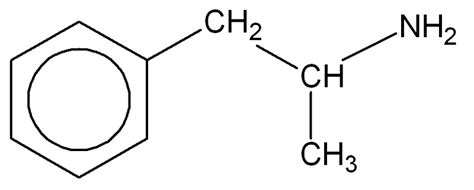 Amphetamine Chemical Structure