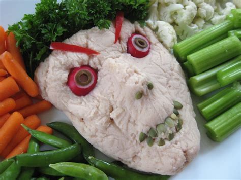 halloween veggie tray