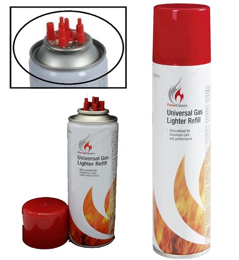 Universal Butangasfeuerzeug Nachfüllspray 250ml Minenfeuerzeuge ...