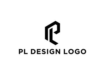 Premium Vector | Pl logo design vector illustration