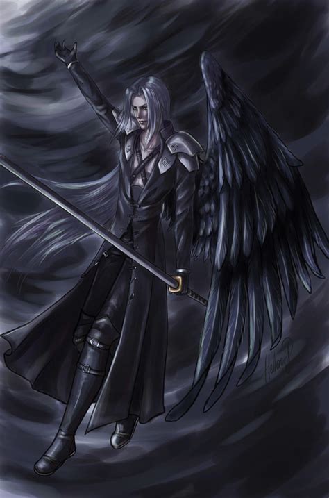 Sephiroth|One-Winged Angel by Hellaeris on DeviantArt