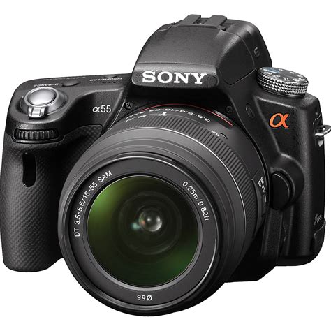 Sony Alpha DSLR-SLT-A55 Digital Camera W/18-55mm Lens SLT-A55VL