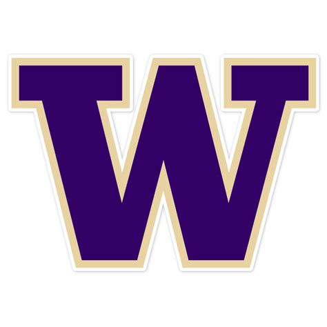 Washington Huskies NCAA Logo Sticker