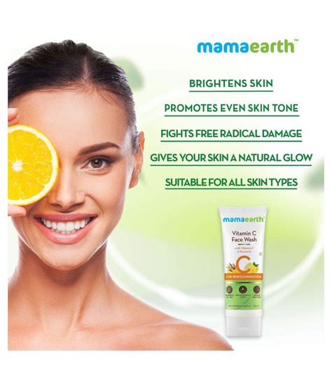 Buy Mamaearth Vitamin C Face Wash with Vitamin C and Turmeric for Skin ...