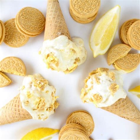 Lemon Oreo Ice Cream recipe | Chefthisup