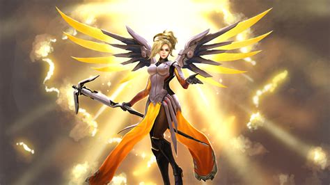 Overwatch Mercy Fanart, HD Games, 4k Wallpapers, Images, Backgrounds ...