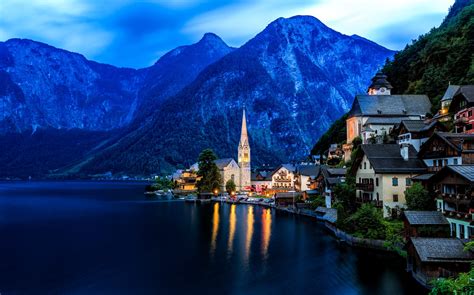 Hallstatt, Austria Lake wallpaper | architecture | Wallpaper Better